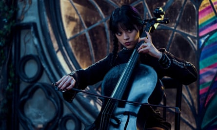 Jenna Ortega in Wednesday.