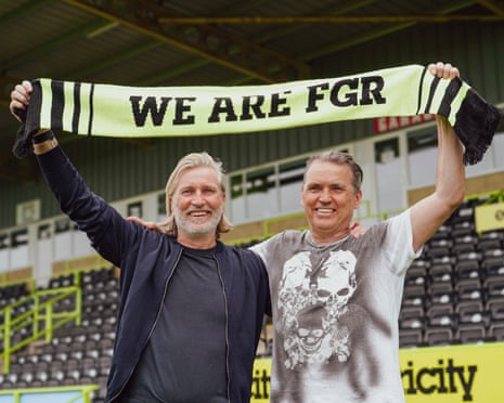 Robbie Savage is at the wheel with Forest Green