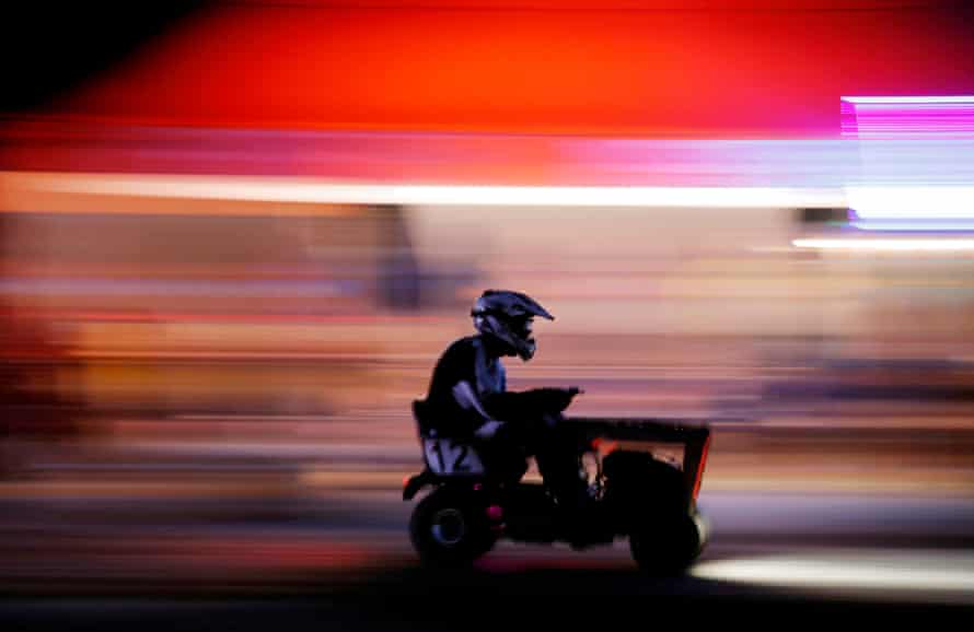 FIFAPRO Tom Jenkins’s best sports photos of 2018 20 The 12 hour endurance lawn mower race 2018.