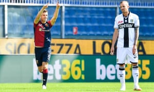 Krzysztof Piatek scored for the seventh consecutive league match but it proved only a consolation for Genoa against Parma.