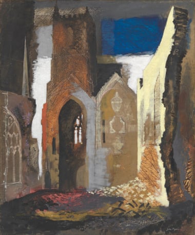 St Mary le Port, Bristol 1940, one of John Piper’s commissions as a war artist.