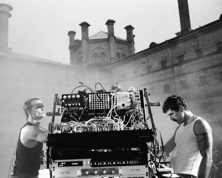 Stu Mackenzie and Joey Walker playing 'Nathan' at Lukiškiu prison.