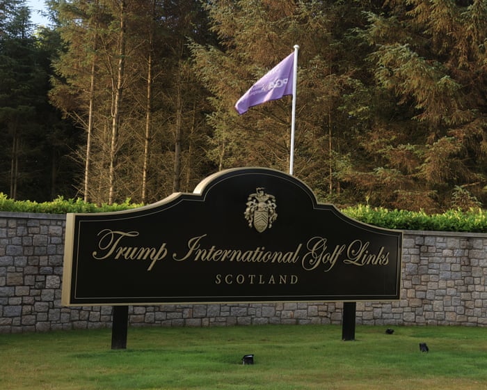 Trump golf course in Scotland accused of breaching sewage limits