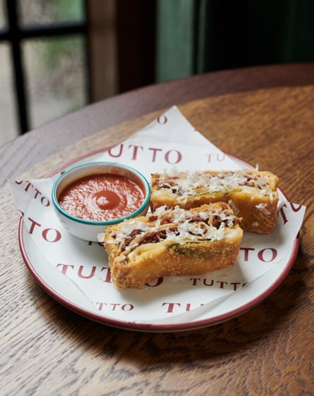 ‘Sturdy slabs’ of lasagne crocchetta: Tutto, Brighton.
