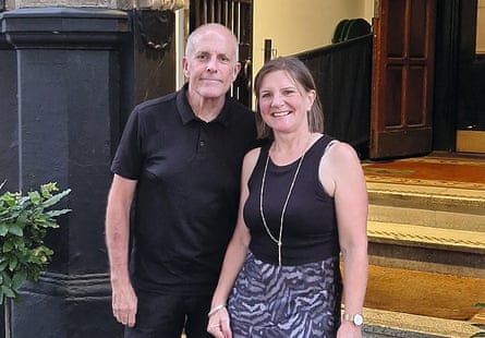 Richard and Katrina on their date.