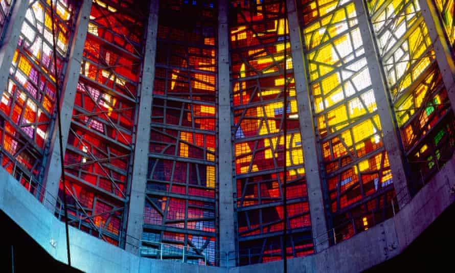 Stained glass windows in Liverpool Metropolitan Cathedral