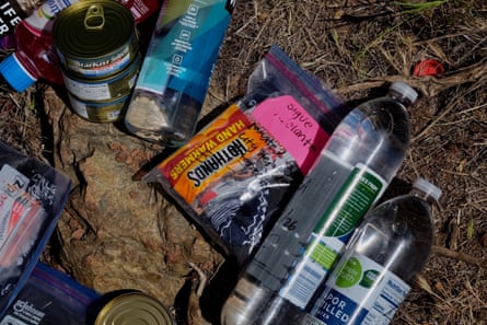 Border Angels leaves water, food and hand warmers in southern California’s remote borderlands. Without aid, some migrants die while attempting to cross through the region from Mexico.