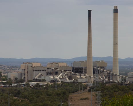 The Callide coal-fired power station in Queensland.