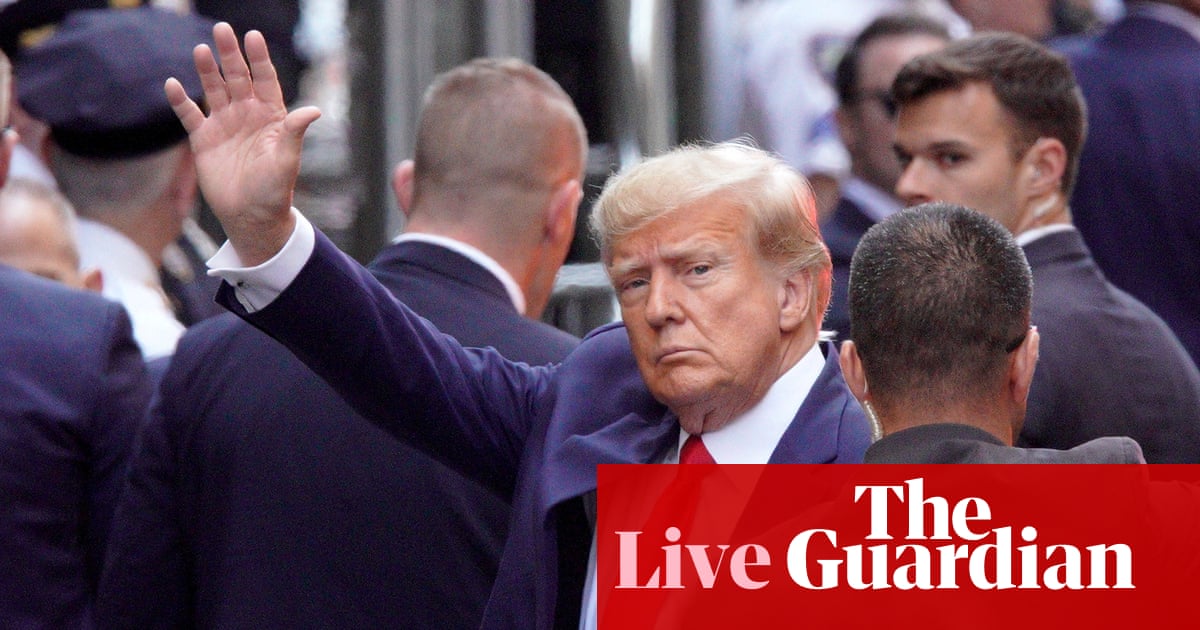 Trump to address indictment in Mar-a-Lago speech following arraignment - live