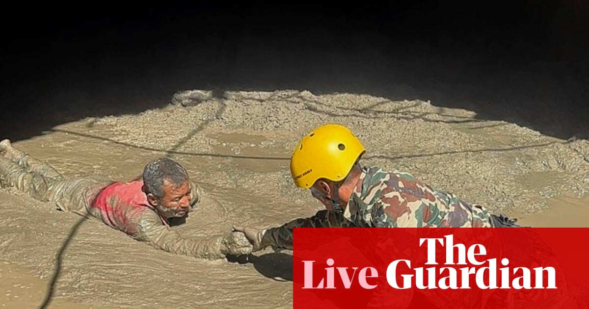 Nepal-Tibet floods: rescuers work through night at hydropower tunnel as number of missing climbs to almost 3,000 – latest updates