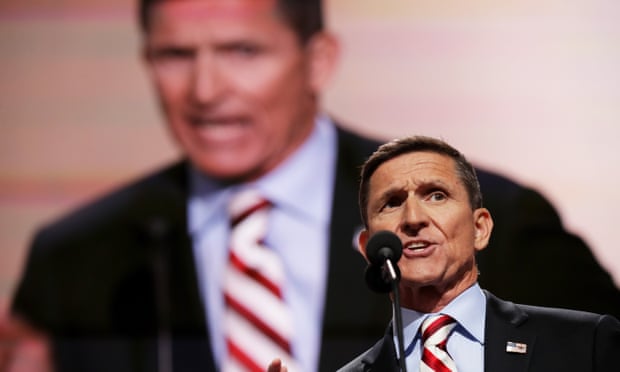 Former national security adviser Michael Flynn. Flynn has resigned from the Trump administration after less than a moth in office.