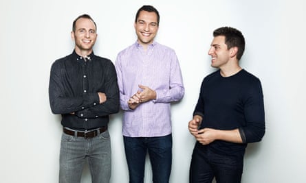 Joe Gebbia, Nathan Blecharczyk and Brian Chesky, the co-founders of Airbnb, are set to become enormously wealthy when the company becomes listed.