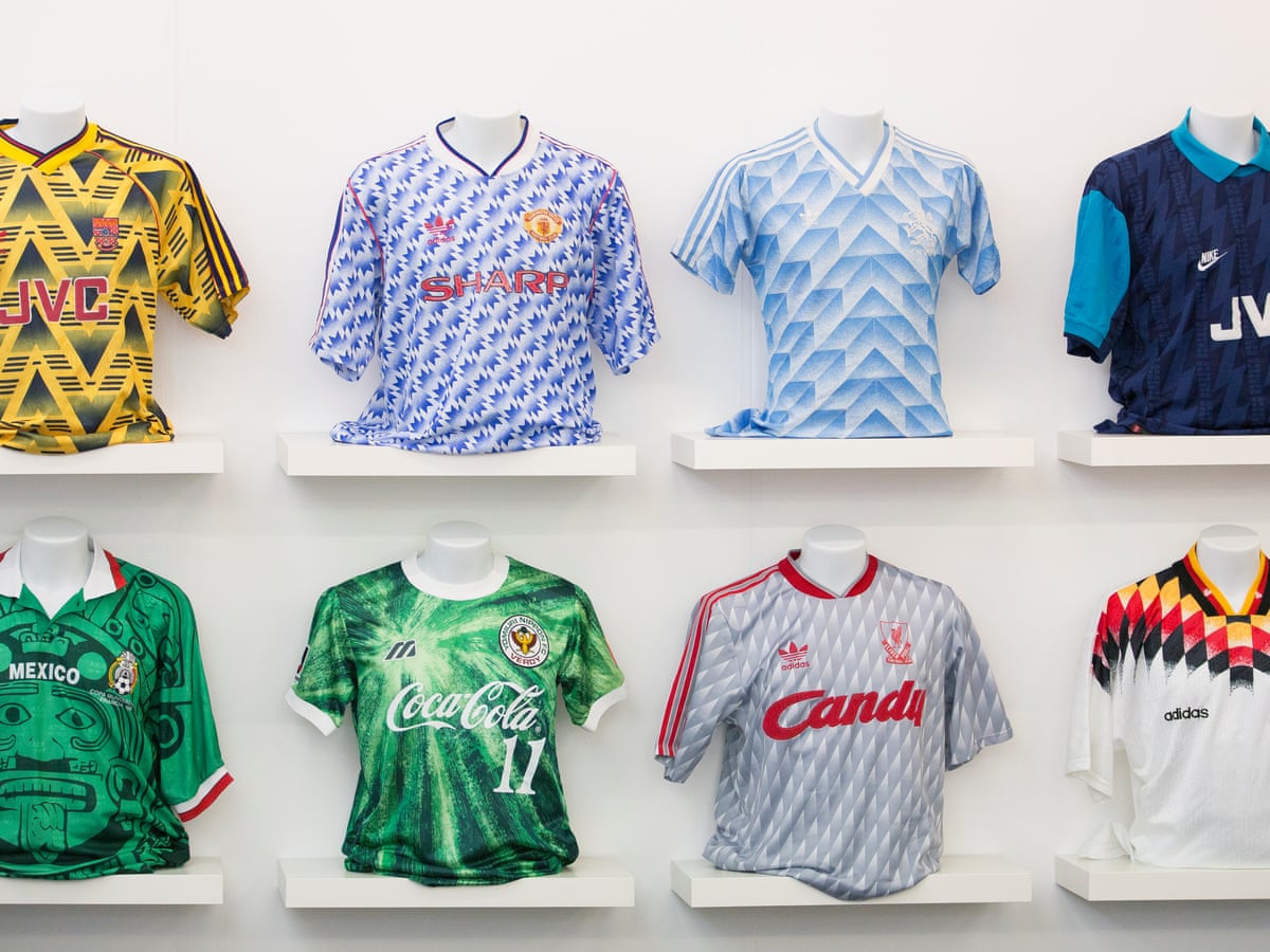 Retro football shirts are back in fashion as fans opt for