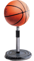 a basketball as a microphone