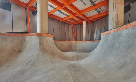 Guy Hollaway’s F51 skate park in Folkestone.