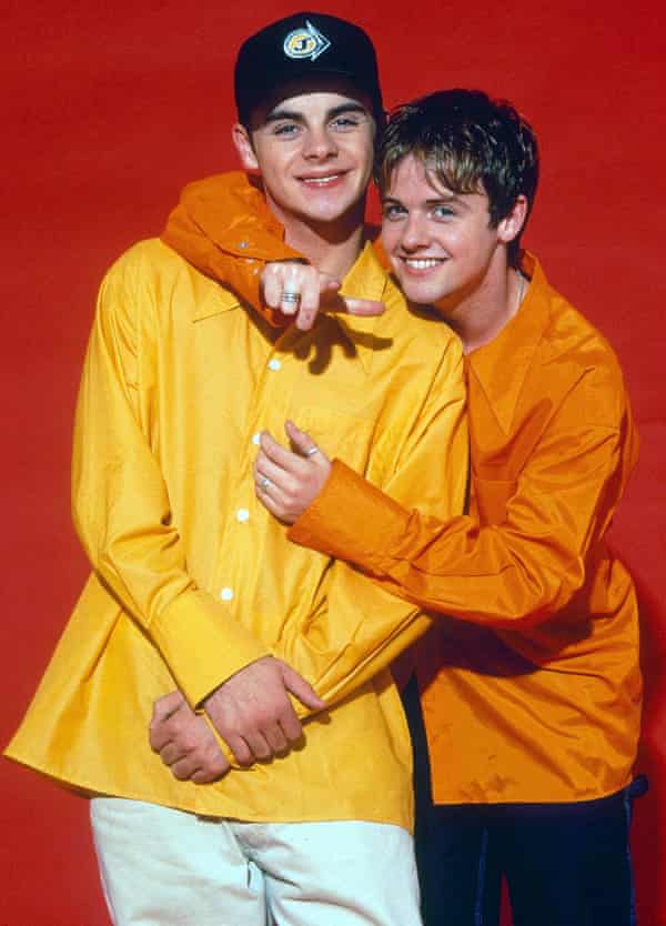 Ant (in yellow) and Dec as Byker Grove’s PJ and Duncan in 1996.