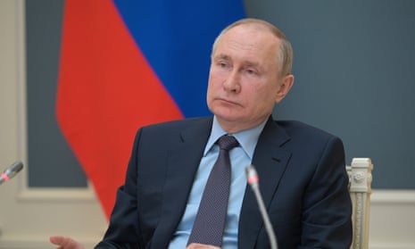 Vladimir Putin at the Kremlin on Wednesday.