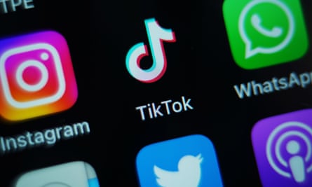 Instagram, TikTok and WhatsApp apps