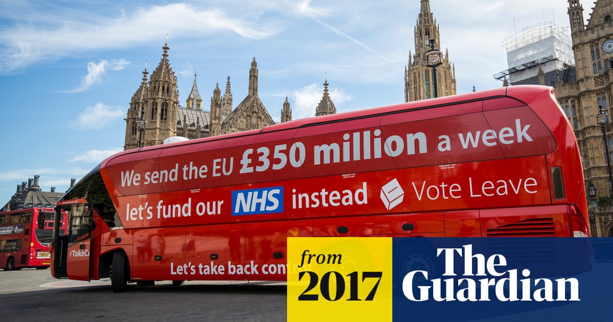 Boris Johnson We Will Still Claw Back 350m A Week After Brexit Brexit The Guardian