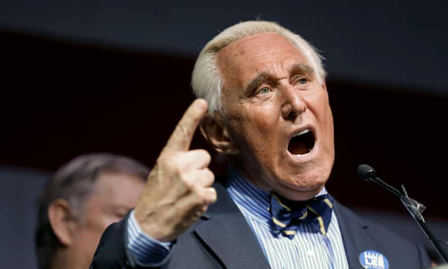 Roger Stone astatine Republican lawsuit successful Sandy, Utah successful April.