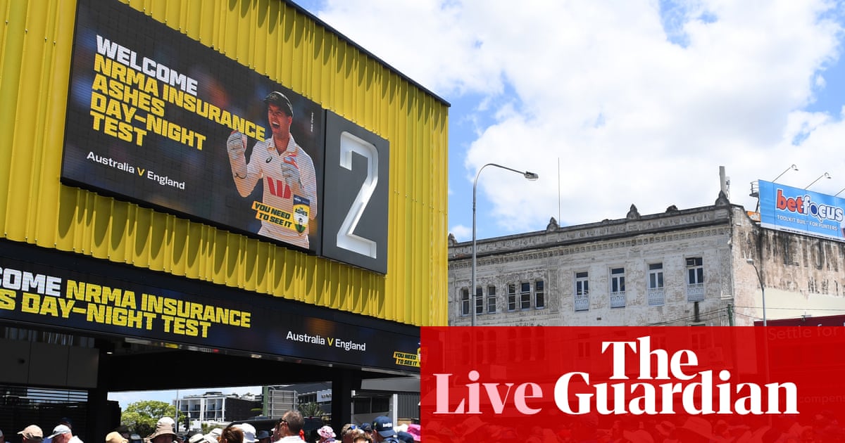 Australia v England: Ashes second Test, day two – live