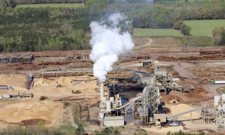 The Enviva plant in Northampton county, North Carolina.