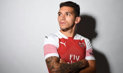 Lucas Torreira is unveiled as an Arsenal player after completing his £26.5m move from Sampdoria.