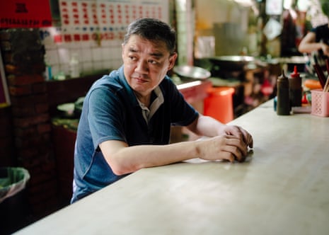 Örkesh Dölet, photographed in Taiwan where he lives in exile
