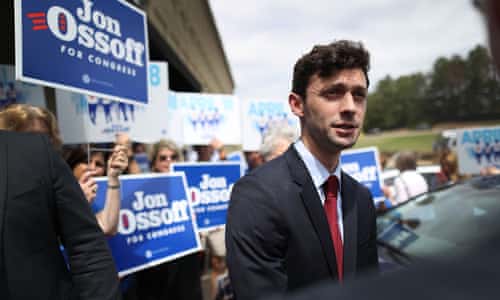 Jon Ossoff eyes runoff after narrowly missing outright win