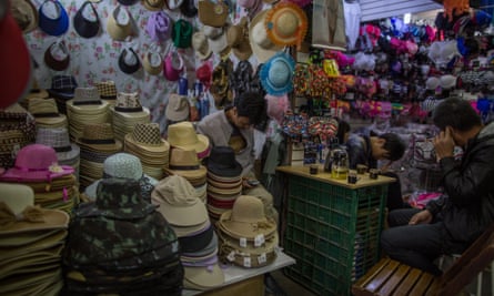 In the Feirinha, Bolivians sell their goods alongside vendors from China, Korea, Africa and Haiti