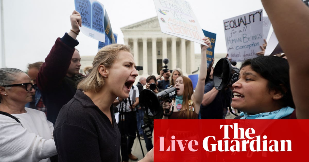 Supreme court Chief Justice John Roberts confirms leak of draft abortion ruling and orders investigation – live