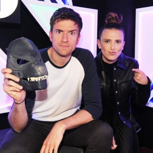 James with Millie Bobby Brown.