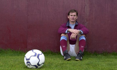 Glenn Roeder poses for a photograph at West Ham’s Chadwell Heath training ground in September 2001, during his time as the club’s manager