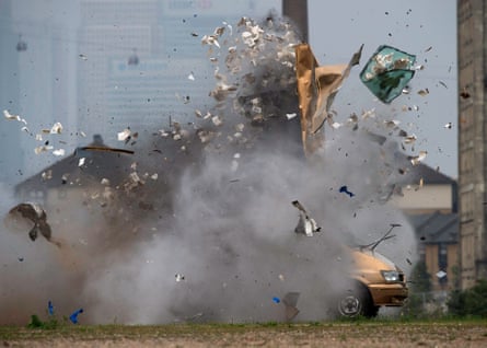 Boom! … a moment from the film Bank Job.