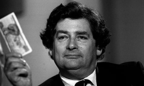 Nigel Lawson in 1985. He believed that a politician who was confident enough to face a barrage of hostility was someone who could make things happen.
