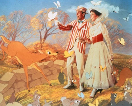 MARY POPPINS 1964 Walt Disney Productions films with Julie Andrews and Dick Van DykeDMYEBH MARY POPPINS 1964 Walt Disney Productions films with Julie Andrews and Dick Van Dyke