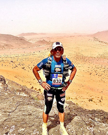 Prosperi after completing the 2012 Marathon des Sables.