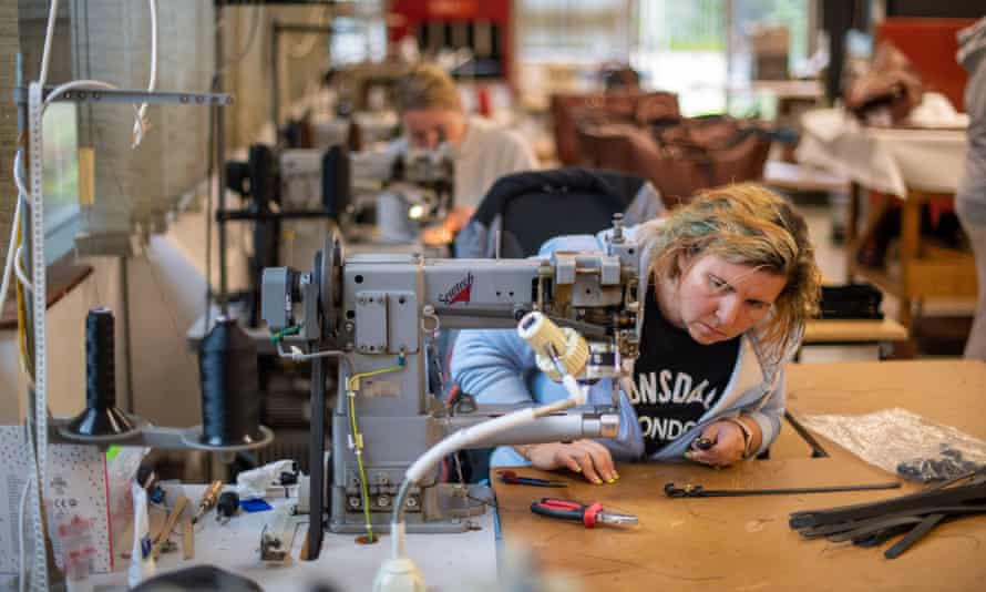 Pittards leather goods factory