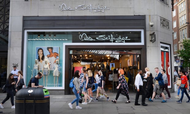 The Miss Selfridge store on Oxford Street, London