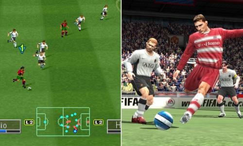 Fifa V Pes The History Of Gaming S Greatest Rivalry Games The Guardian Fifa V Pes The History Of Gaming S Greatest Rivalry Games The Guardian