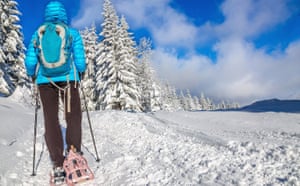 Snowshoeing