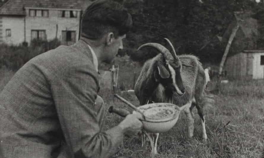 Orwell at home in Wallington, Hertfordshire