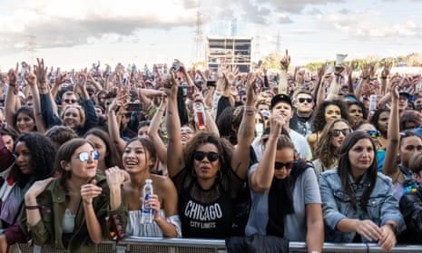 Fans waiting for Diplo at Field Day Festival 2019.