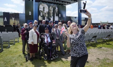 Guests at the D-day national commemoration event