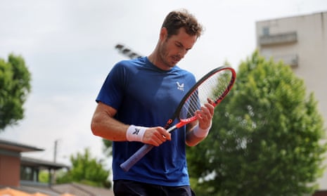 Andy Murray at the Bordeaux Challenger event