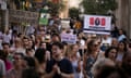 People protest against mass tourism on the island of Mallorca<br>People take part in a protest against mass tourism in Palma de&nbsp;Mallorca, Spain, July 21, 2024. REUTERS/Stringer