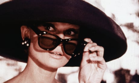 Elegant Audrey<br>1961: Belgian-born actor Audrey Hepburn (1929 - 1993) lowers her sunglasses in a still from director Blake Edwards' film, 'Breakfast at Tiffany's.' (Photo by Paramount Pictures/Fotos International/Getty Images)