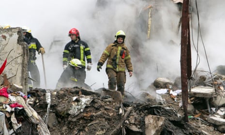 The number of people killed in a Russian missile attack on a residential block in Dnipro has risen to 30, according to Ukrainian officials.