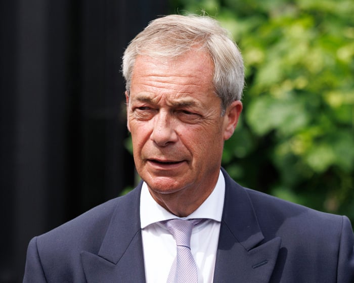Man arrested on suspicion of posting social media threat to shoot Nigel Farage
