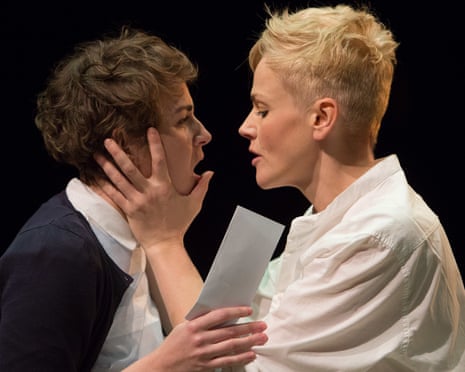 Katie West as Ophelia and Maxine Peake as Hamlet